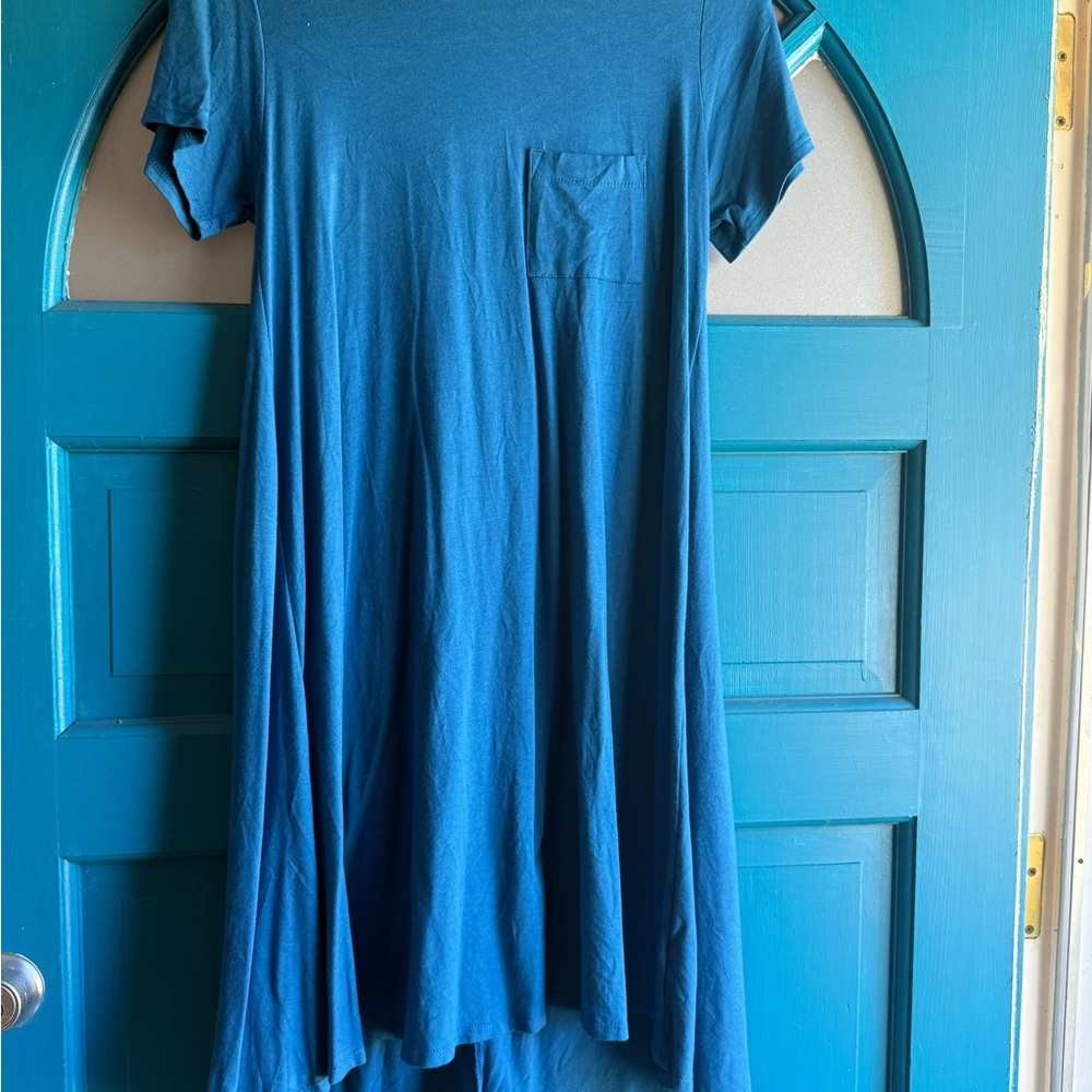 LuLaRoe Blue High Low Dress